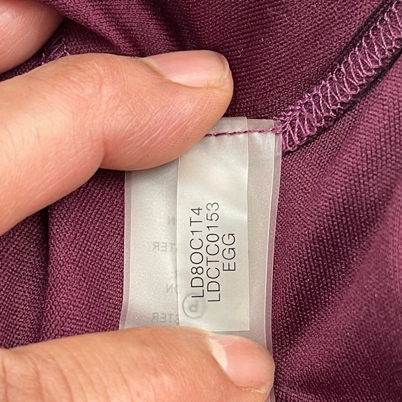 Kari Legerfeld women maroon embroidery floral dress size 0 - Picture 12 of 12